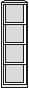 Bisley Armoire pour dossiers suspendus Light, 4 extensions
