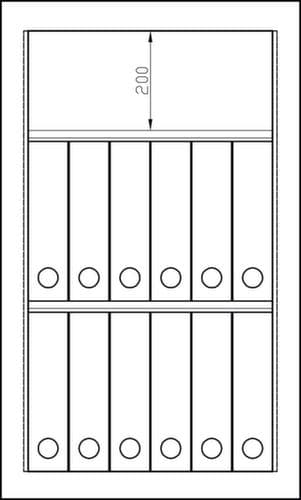 Format Tresorbau Armoire triple protection avec niveau de sécurité VdS 2