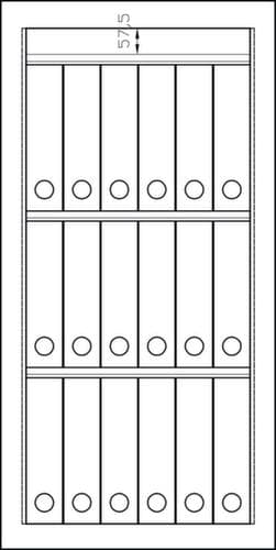 Format Tresorbau Armoire triple protection avec niveau de sécurité VdS 2