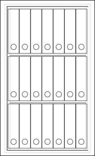 Format Tresorbau Armoire coupe-feu niveau de sécurité VdS 1/S 60 P