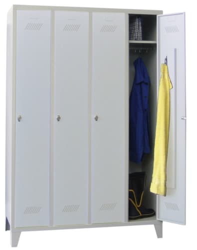 PAVOY Armoire vestiaire Basis avec 4 compartiments, largeur de compartiment 300 mm