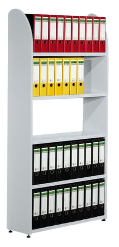 Etagère de bureau autoconstruite, largeur 1020 mm, 5 tablettes