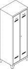 PAVOY Armoire vestiaire, largeur de compartiment 300 mm