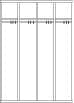 PAVOY Armoire vestiaire, largeur de compartiment 300 mm