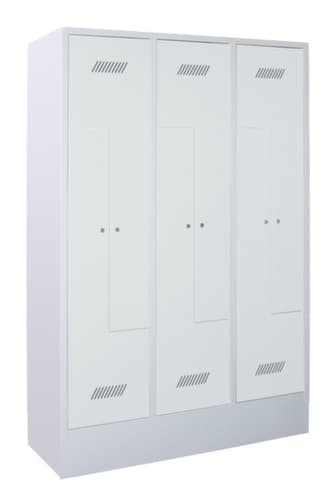 PAVOY Armoire vestiaire Z Basis avec 6 compartiments, largeur de compartiment 400 mm