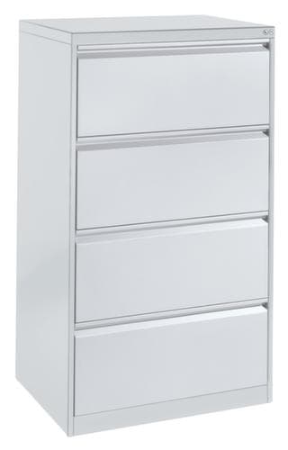 C+P Armoire pour fiches, 2 rangées, RAL7035 gris clair/RAL7035 gris clair