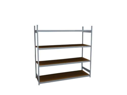 hofe Rayonnage grande largeur avec tablettes en bois