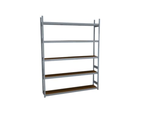hofe Rayonnage grande largeur avec tablettes en bois