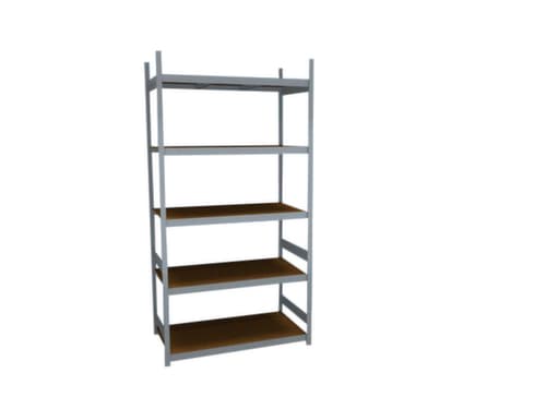hofe Rayonnage grande largeur avec tablettes en bois