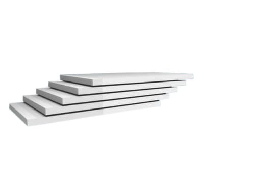 hofe Tablette pour rayonnage de stockage, largeur x profondeur 1000 x 600 mm, RAL7035 gris clair
