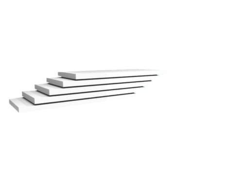hofe Tablette pour rayonnage de stockage, largeur x profondeur 1000 x 400 mm, RAL7035 gris clair