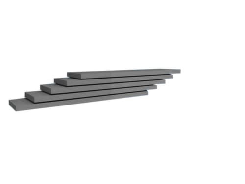hofe Tablette pour rayonnage de stockage, largeur x profondeur 1300 x 400 mm, avec revêtement en zinc anti-corrosion