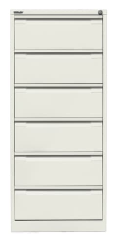 Bisley Armoire pour fiches B97, 2 rangées, blanc/blanc