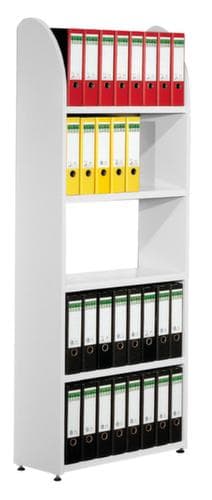 Etagère de bureau autoconstruite, largeur 820 mm, 5 tablettes