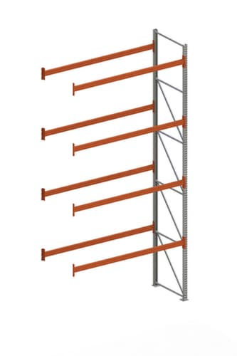 META Rayonnage à palettes MULTIPAL pour 15 palettes, largeur 2785 mm, 5 niveaux de stockage