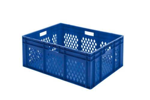 Lakape Bac gerbable norme Europe Favorit parois ajourées, bleu, capacité 127 l