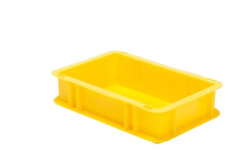 Lakape Bac gerbable norme Europe Favorit parois + fond pleins, jaune, capacité 2,7 l