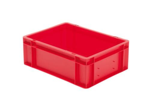 Lakape Bac gerbable norme Europe Favorit parois + fond pleins, rouge, capacité 13 l