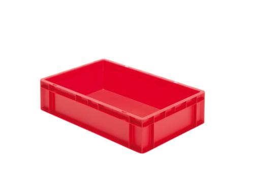 Lakape Bac gerbable norme Europe Favorit parois + fond pleins, rouge, capacité 26 l