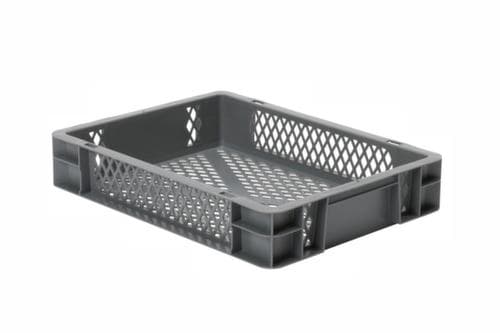 Lakape Bac gerbable norme Europe Favorit parois + fond ajourés, gris, capacité 7 l
