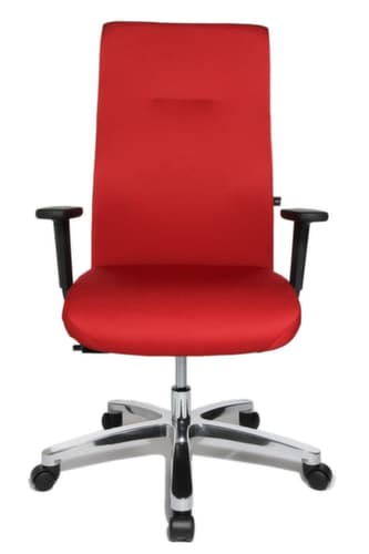 Topstar Siège de bureau pivotant Big Star 20 charge max. 150 kg, rouge