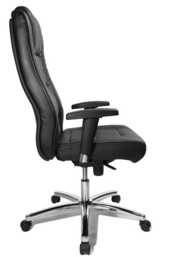 Topstar Fauteuil pivotant Chairman 10, revêtement cuir, noir