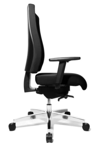 Topstar Siège de bureau pivotant Sitness 70 avec articulation Body-Balance-Tec®, noir