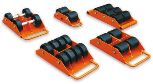 RAPIDLIFT Rouleau de transport lourd avec plaque de support antidérapante, force 6000 kg