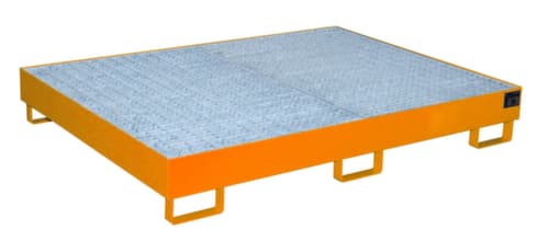 Bac de rétention avec caillebotis