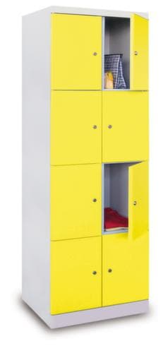 PAVOY Armoire à casiers Basis Plus gris clair