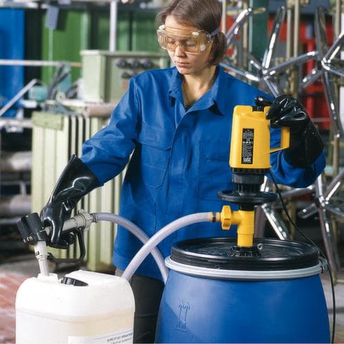 Lutz Kit de pompes vide-fûts électriques pour lessives alcalines, pour bases liquides, 87 l/min