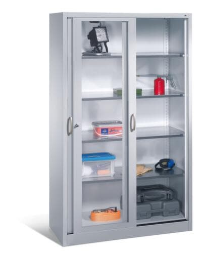 C+P Armoire à portes coulissantes ERGO avec plateau supérieur
