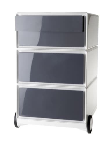Paperflow Caisson mobile easyBox, 4 tiroir(s), blanc/anthracite