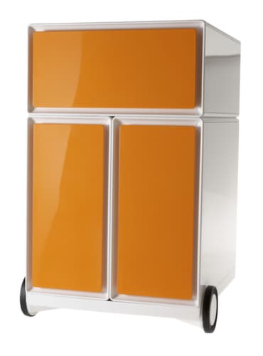Paperflow Conteneur à roulettes easyBox avec tiroir HR, 1 tiroir(s), blanc/orange
