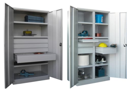 PAVOY Armoire lourde Basis gris clair à tiroirs, largeur 1040 mm