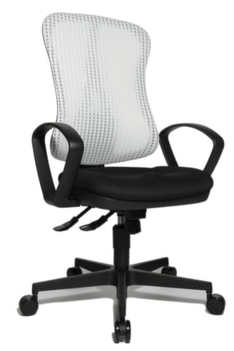 Topstar Siège de bureau pivotant HEAD POINT SY, Dossier maille, noir