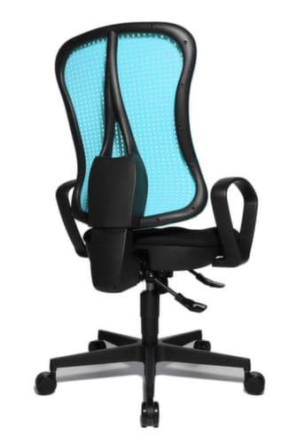 Topstar Siège de bureau pivotant HEAD POINT SY, Dossier maille, noir
