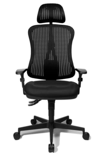 Topstar Siège de bureau pivotant HEAD POINT SY, Dossier maille, noir