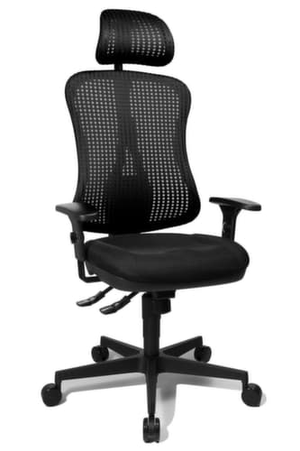 Topstar Siège de bureau pivotant HEAD POINT SY, Dossier maille, noir