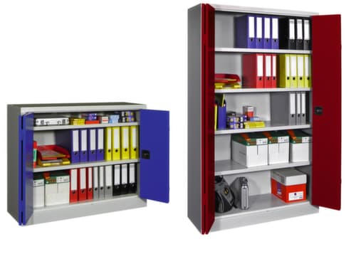 PAVOY Armoire à portes pliantes grand espace Basis en acier