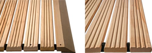 Miltex Caillebotis en bois Yoga Holzrost