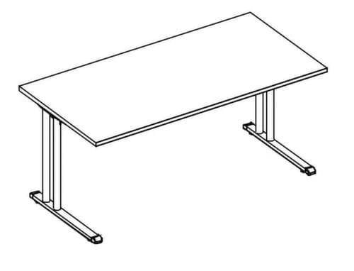 Nowy Styl Bureau E10 avec piètement en C