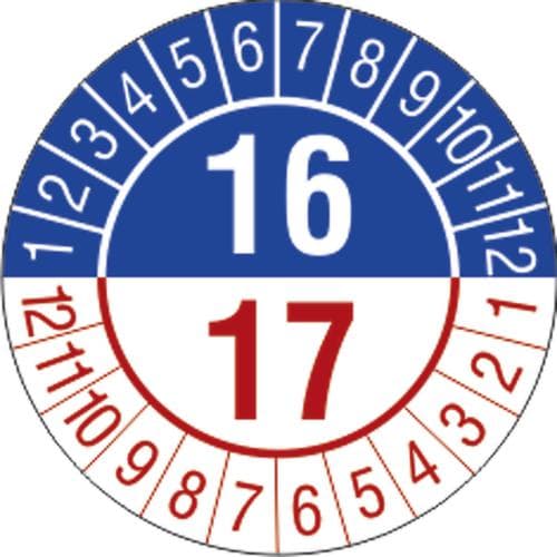 Plaquette de contrôle pour 2 ans