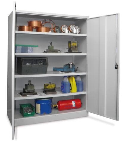 PAVOY Armoire pour charges lourdes Basis gris clair avec tablettes et/ou tiroirs