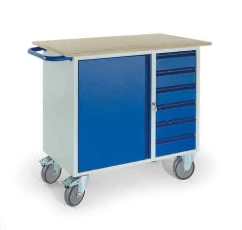 Rollcart Chariot bloc-coffre avec armoire et tiroirs