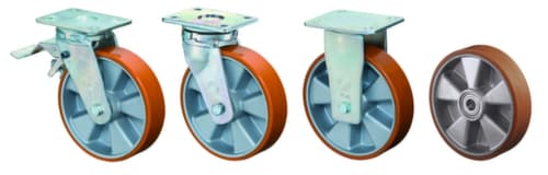 BS-ROLLEN Roue pour fortes charges fonte polyuréthane