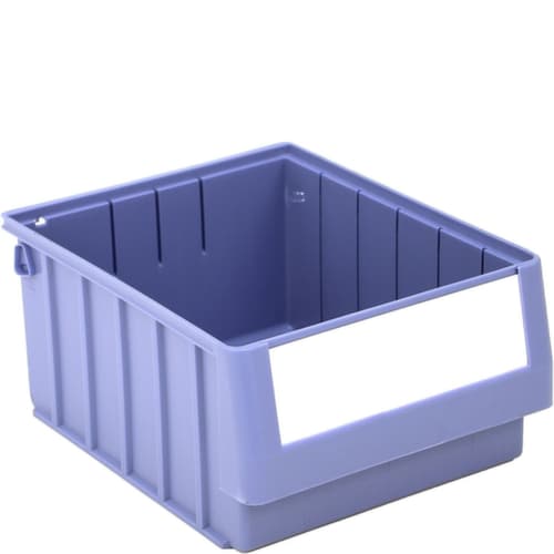 bac compartimentable Top renforcé, bleu pigeon, profondeur 300 mm