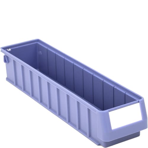 BITO bac compartimentable renforcé, bleu pigeon, profondeur 500 mm
