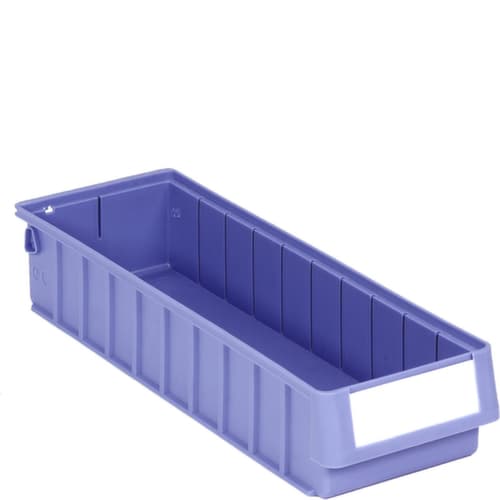 bac compartimentable Top renforcé, bleu pigeon, profondeur 500 mm