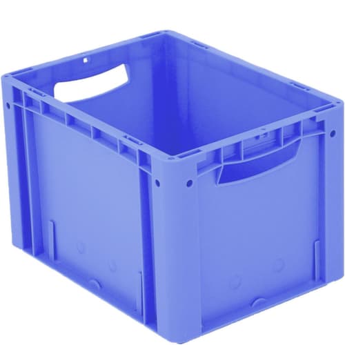 Bac gerbable norme Europe Ergonomic, bleu, capacité 24 l